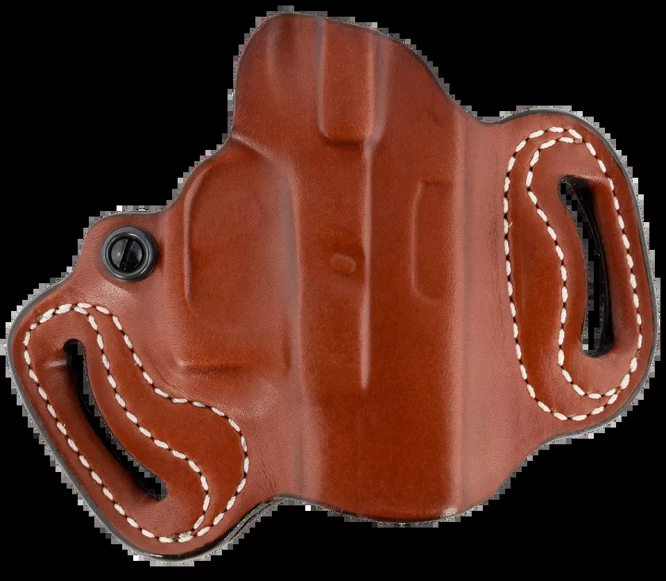 DeSantis Gunhide Mini Slide OWB Tan Leather Belt Holster for Glock, Right Hand, 1.75" Belt