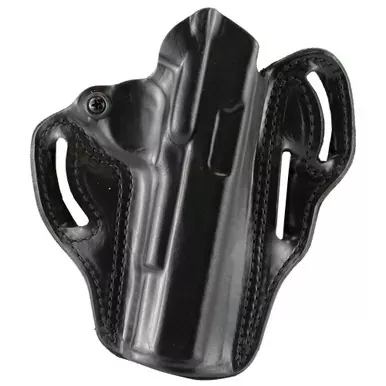 DeSantis Gunhide Speed Scabbard Belt Holster | Fits 1911 Government 5″ | Right Hand | Black Leather | 002BA21Z0