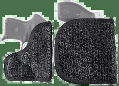 DeSantis Gunhide Super Fly Pocket Holster Ambidextrous Colt Mustang Rubberized Fabric Black