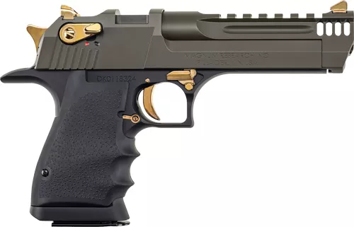 DESERT EAGLE L5 SERIES 44MAG – 5″ BLACK & GREEN CERAKOTE