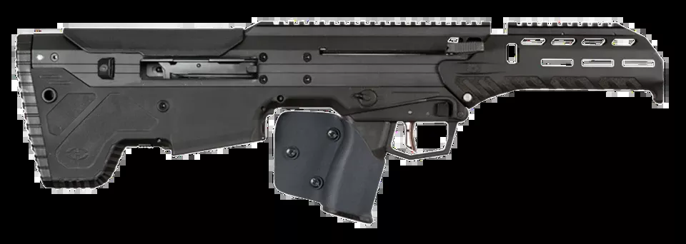 Desert Tech MDRCHFECB Forward Eject Bullpup Rifle Chassis - CA Compliant, Black Synthetic, Pistol Grip, Right Handed