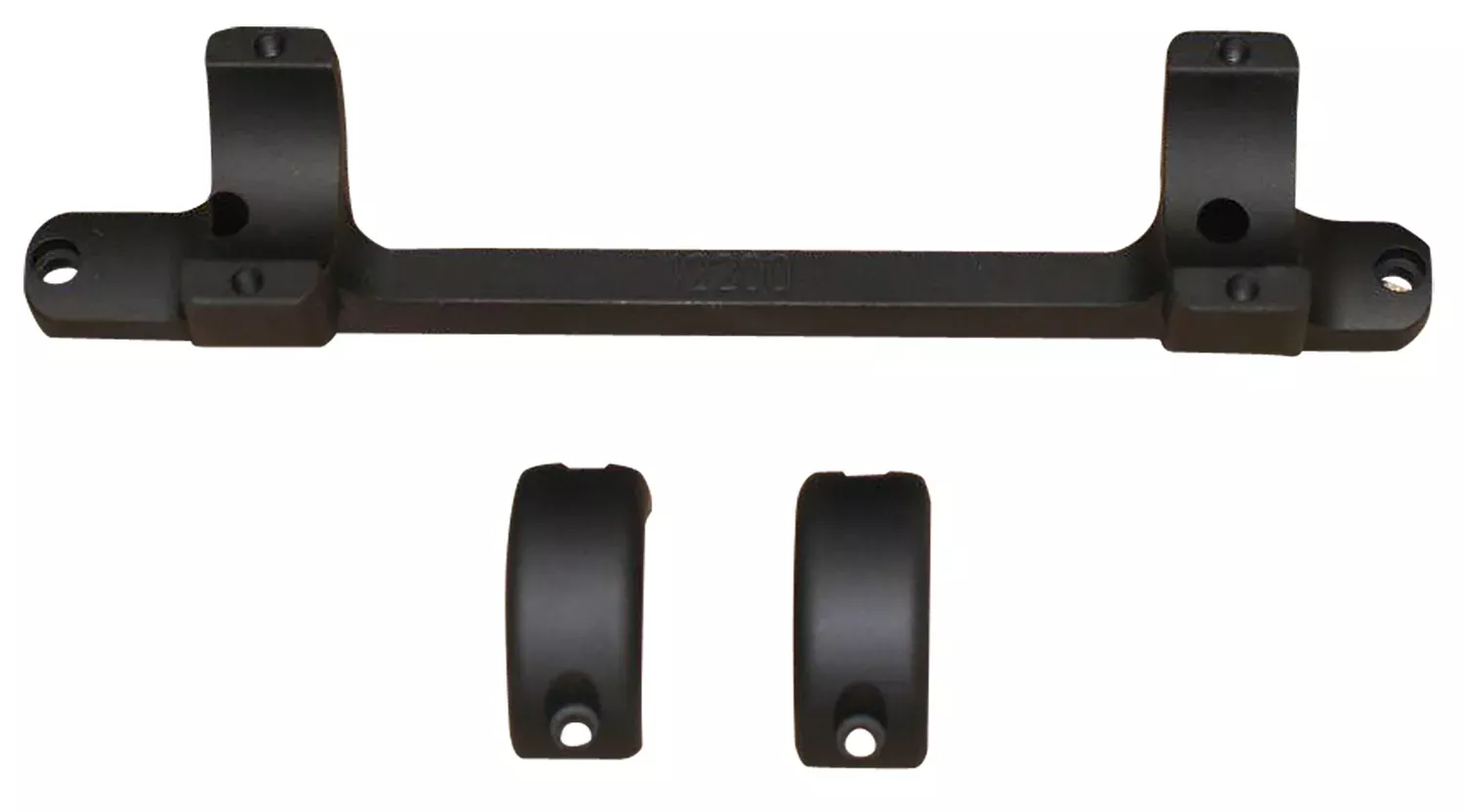 DNZ 12200 Game Reaper-Savage Scope Mount/Ring Combo Matte Black 1″
