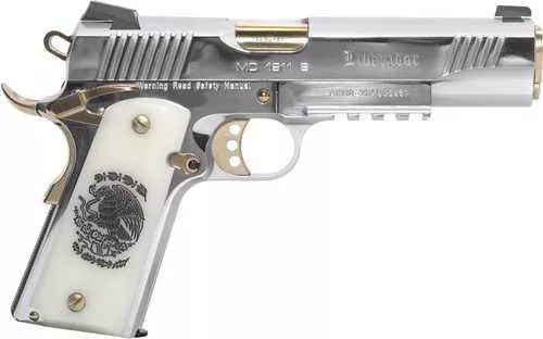 EAA MC1911S Liberador Pistol 38 Super 5" Barrel 10Rd Silver Finish