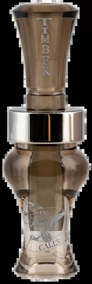 Echo Calls 77730 Timber Single Reed Mallard Hen Duck Call - Smoke Gray Acrylic