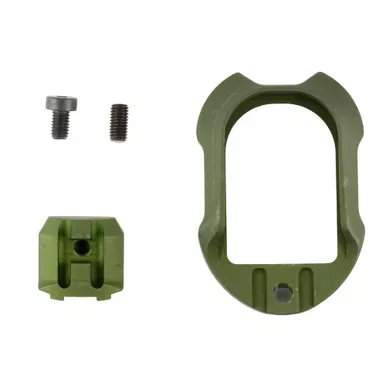 Edgar Sherman Design ESD Magwell | For Glock 17/22 Gen 5 | Anodized Finish | Olive Drab Green | ESD-MW-G5-ODG