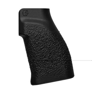 Edgar Sherman Design Pebble Grip | Fine Texture | Fits AR Platform | Black | ESD-PEB-SLK