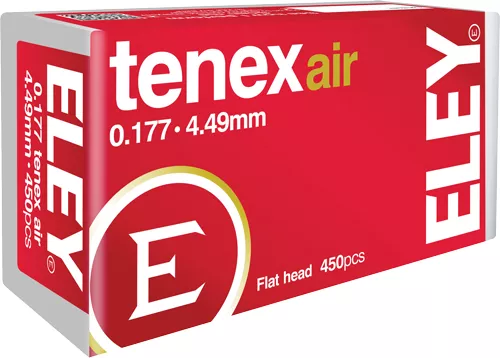 ELEY TENEX AIR PELLETS 177 – 4.49MM 8.2 GRAINS 450-PACK