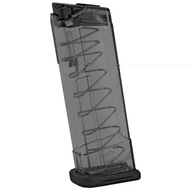 Elite Tactical Systems Group Magazine | 9MM | 9 Rounds | Fits Glock 43 | All Generations | Polymer | Clear | GLK-43-9