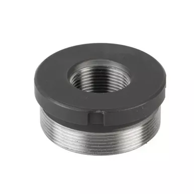 Energetic Armament Direct Thread Adapter | 11/16-24 Direct Threads | 1.375×24 Suppressor Threads | Titanium | Cerakote Finish | Black | EA25