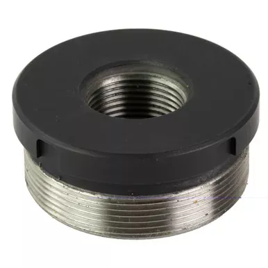 Energetic Armament Direct Thread Adapter | 5/8-24 Direct Threads | 1.375×24 Suppressor Threads | Titanium | Cerakote Finish | Black | EA21