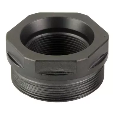 Energetic Armament TB Mount | Compatible with Threaded Muzzle Devices | 1.375×24 Thread Pattern | Machined from Titanium | DLC Finish | Black | EA37