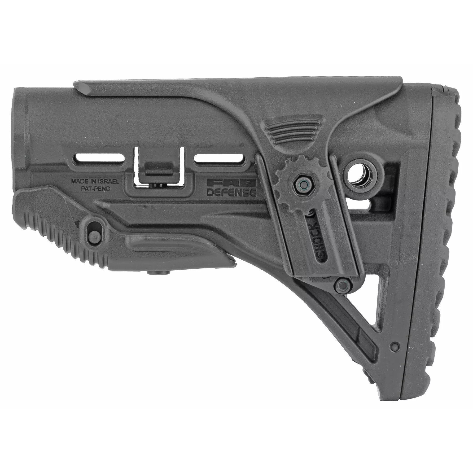 F.A.B. Defense GL-SHOCK Telescoping Stock w /Cheek Riser