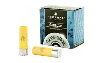 Federal Game Load Upland Ammo | 20 Gauge | #7.5 Shot | Shotshell | 25 Round Box | H200 7.5
