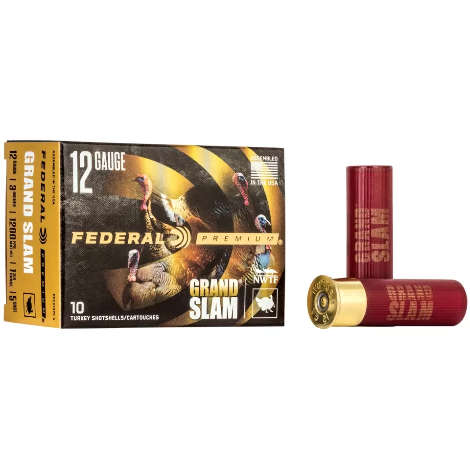Federal Grand Slam 12 Gauge 3" #5 Shot 1.75 oz - Box of 10