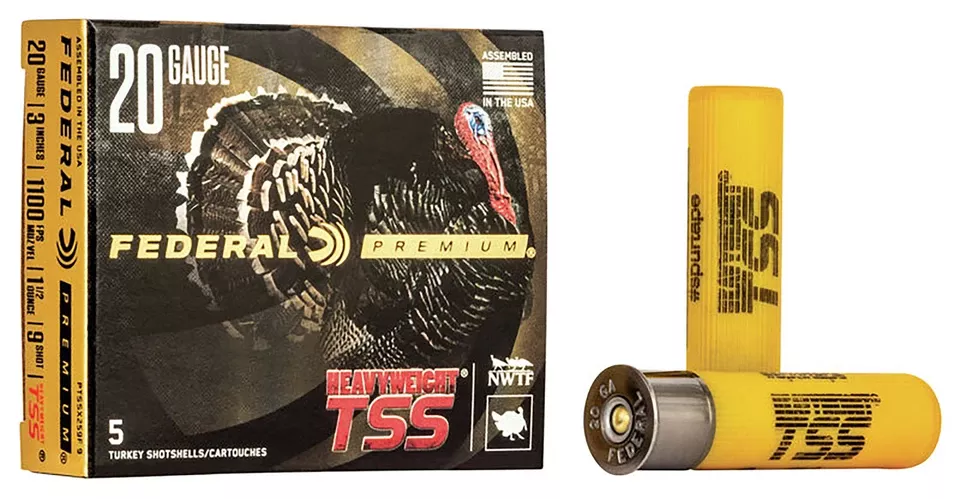Federal Premium 20 Gauge Turkey Heavyweight TSS Ammo - 5 Rounds Per Box