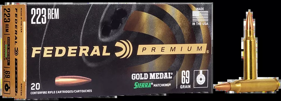 Federal Premium Gold Medal 30-06 Springfield 168gr Sierra MatchKing BTHP 20/Box