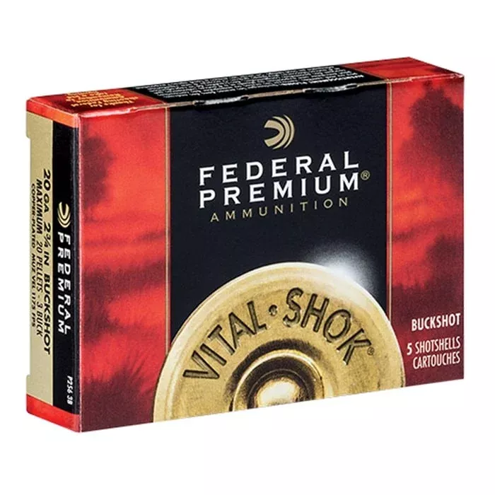 FEDERAL – Premium20 Gauge 2-3/4″ 20-Pellet #3 Buckshot 250/Case Quantity Discount PriceAdd To Favorite