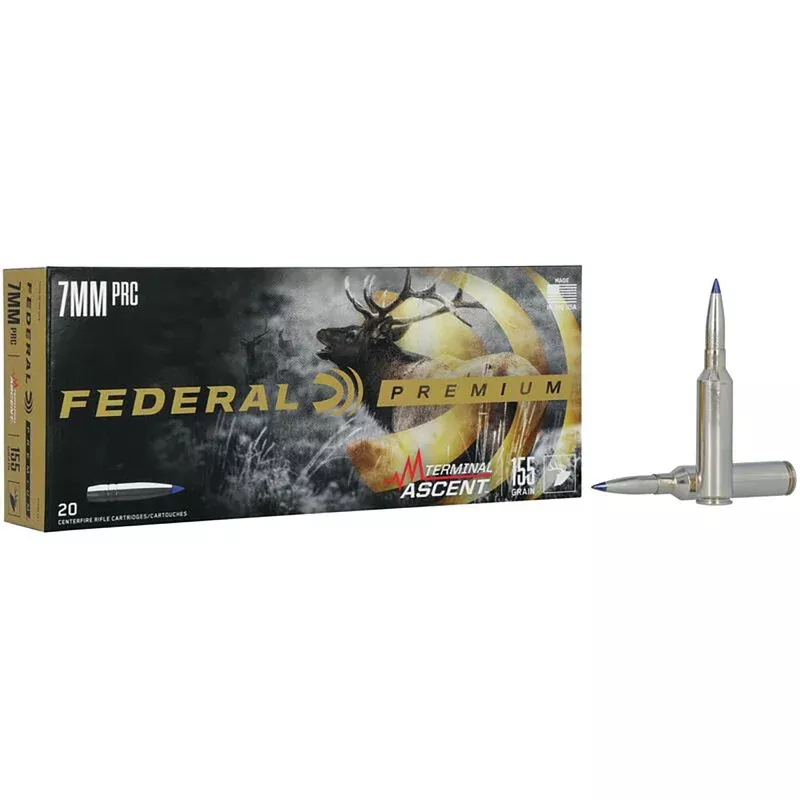 FEDERAL – Terminal Ascent 7mm PRC 155gr Polymer Tip 20/Box Quantity Discount PriceAdd To Favorite