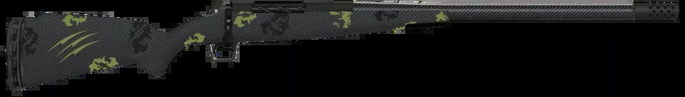 Fierce Firearms CT Rogue 300 PRC Rifle with Carbon Fiber Barrel and Forest Camo Stock