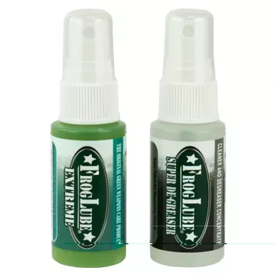 FrogLube System Kit | w/1oz Super Degreaser | 1oz Extreme Lube | Clam Pack | 15265