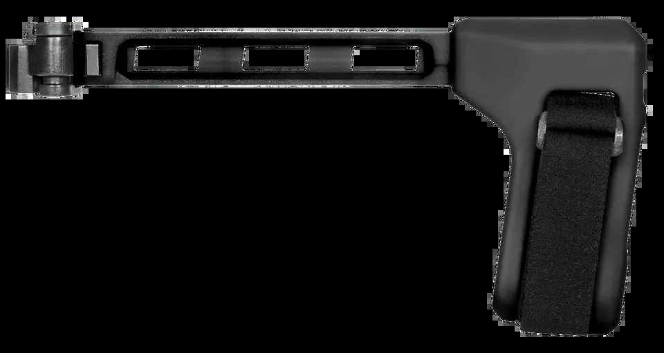 FS1913 Side Folding Brace for AR with 1913 Rail - Black Synthetic, 9.60" OAL, Nylon Strap
