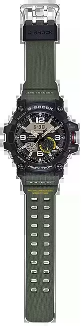 G-Shock Tactical MudMaster GG10001A3 with Digital Compass in Green (145-215mm)