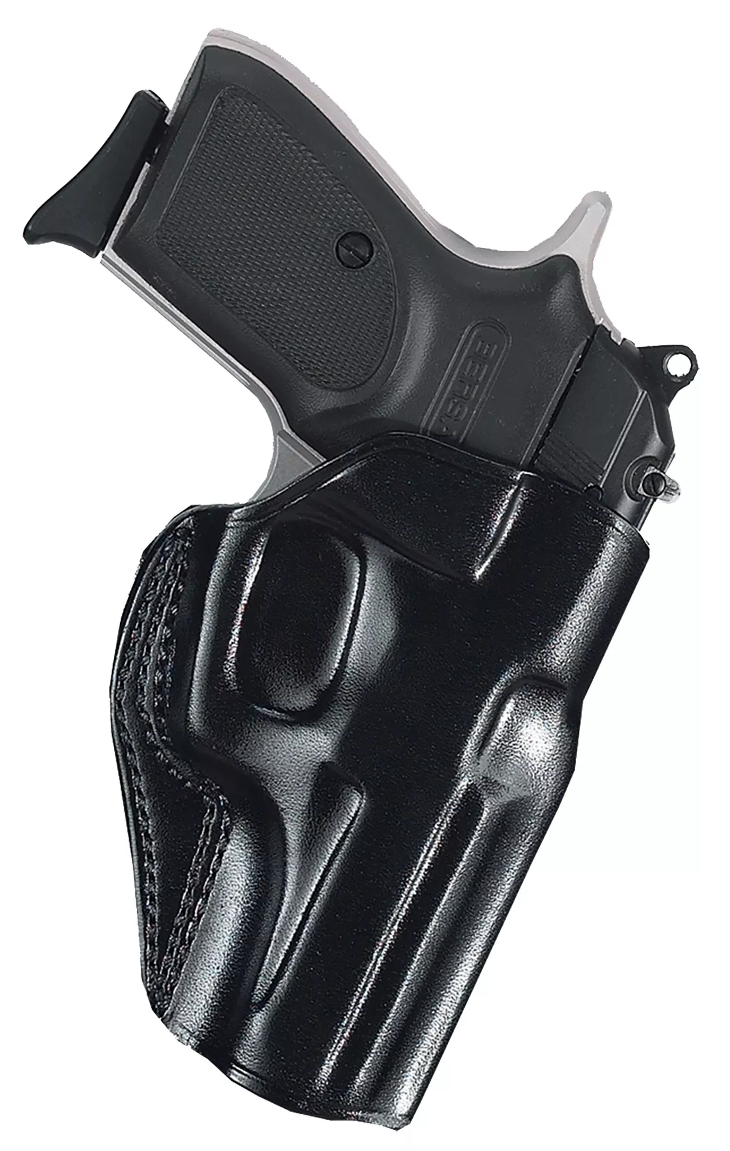Galco SG800B Stinger OWB Black Leather Compatible W/ Glock 43/43X/Taurus GX4/Springfield Hellcat Belt Loop Mount Right Hand