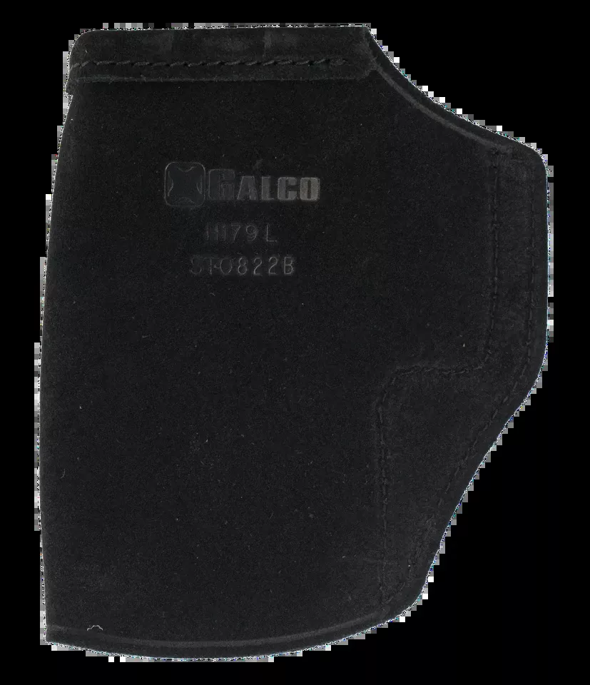 Galco STO836B Stow-N-Go IWB Black Leather Holster for Ruger LCP II/LCP Max, Right Hand, 1.75" Belt Clip