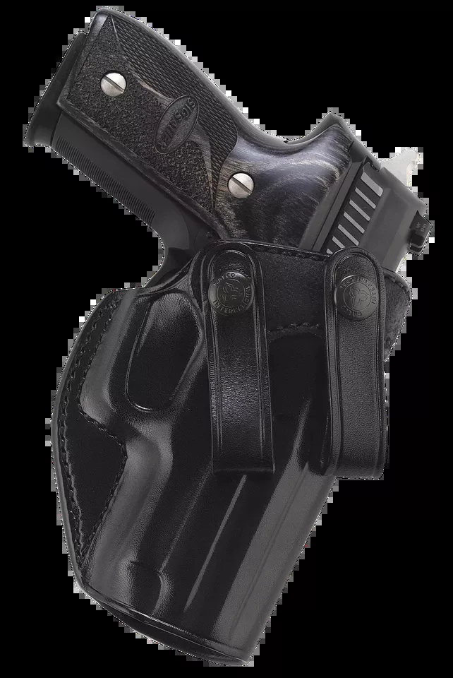 Galco SUM822B Summer Comfort IWB Black Leather Holster for Sig P320 Compact, Beretta APX, Sig M18 - Right Handed
