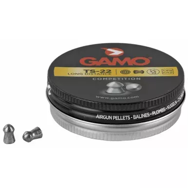 Gamo USA TS-22 | .22 Caliber Pellet | Flat Nose | 200 Per Pack | 632176854