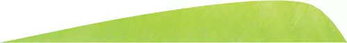 Gateway Parabolic Feathers Chartreuse 4 in. LW 50 pk.