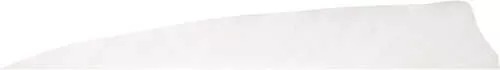 Gateway Shield Cut Feathers Flo White 4 in. RW 50 pk.