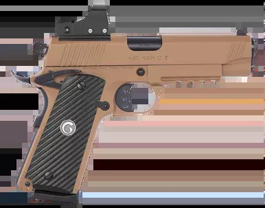 Girsan MC1911C 45 ACP Pistol 4.4″ Barrel 8+1 Round Desert Earth Slide Black Frame