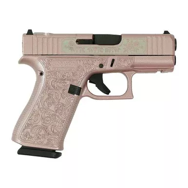 Glock 43x MOS 9mm Luger Pistol 3.41″ Barrel 10+1 Round Rose Gold Cerakote