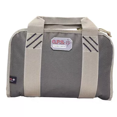 GPS Pistol Case | Green/Tan | Soft | Up To 2 Pistols | GPS-1308PCRK