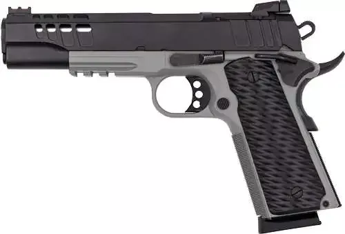 Great Lakes Firearms 1911 Hga 45 ACP 5 In Bbl Rmsc Optic Cut Ported Slide Bull Shark/SS