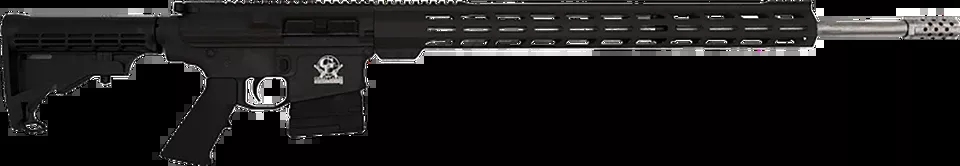 Great Lakes Firearms GL10243SSBLK AR-10 .243 Win Rifle with Stainless Barrel and Black Hogue Stock