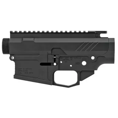 Grey Ghost Precision | AR-10 Billet Receiver Set | 308 Win | Black Finish | Flared Magazine Well | DPMS | GGP-S-Heavy-RCVR