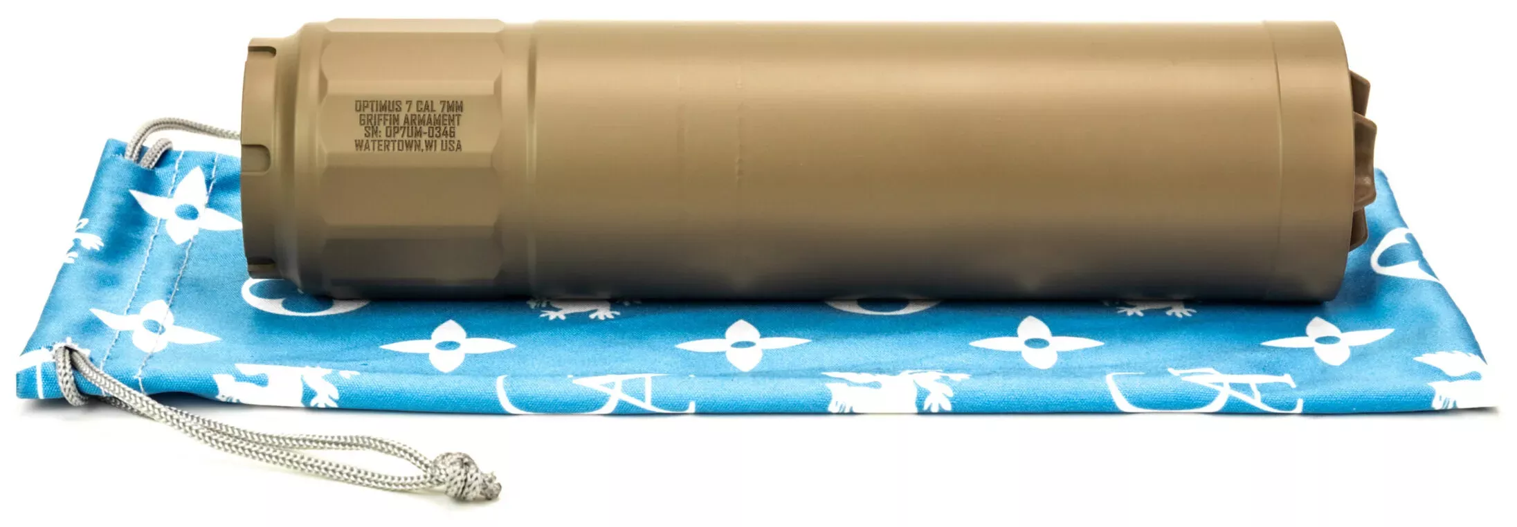 Griffin Suppressor Optimus 7 Uti Mnt FDE