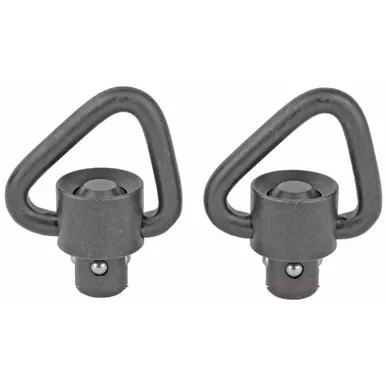 GrovTec Recessed Plunger Heavy Duty Push Button Swivels | Manganese Phosphate | Angled Loop | GTSW263