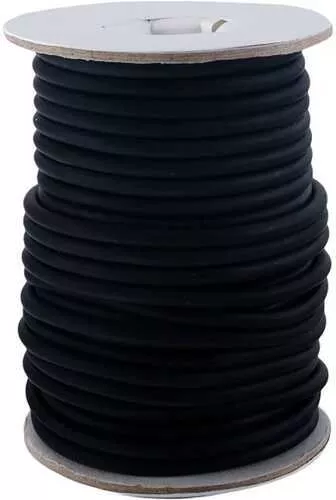 GWS Rubber Tubing 50 ft. Black