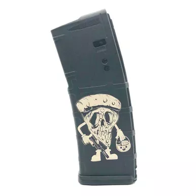 Halloween Pizza Gang | Engraved Magazine| PMAG 30 AR/M4 Gen M2 | 30RD| 223/556NATO| Black | MAG571-BLK