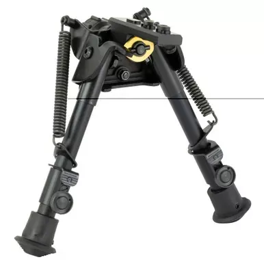 Harris Engineering Bipod | Rotating | Black | 6″-9″ | S-BR M-LOK