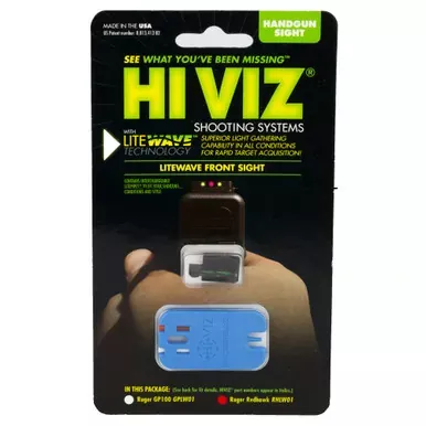 Hi-Viz Litewave Sight | Fits Ruger RedHawk | Red & Green | Front Sight | RHLW01