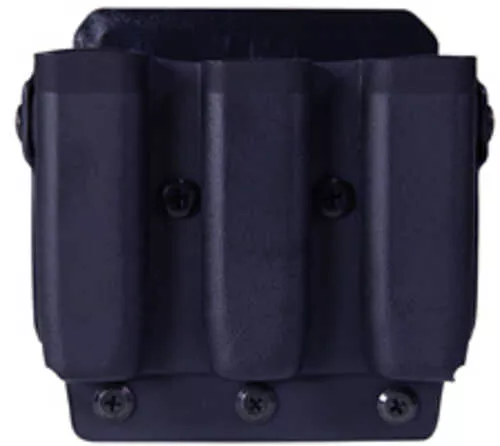 High Speed Gear Uniform Line | Triple Mag Pouch | Size 1 | Black | Fits MOLLE or Belt | Kydex | Universal Clip Mount | 42P103BK