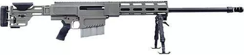 HM Defense HM50B2 Gen 2 50 BMG 10+1 29.25" Black Cerakote Match Grade Threaded Barrel, Tungsten Cerakote Picatinny Rail Aluminum Receiver, HM Precision Adj Tungsten Cerakote Aluminum Stock, Tactical Super Ambi Grip