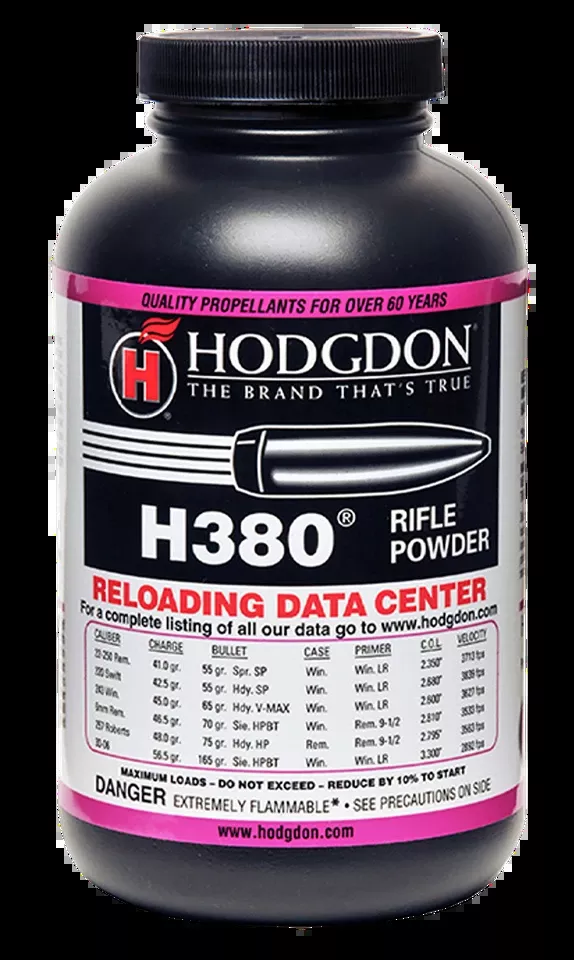 Hodgdon H380 Rifle Powder 1 lb for Multiple Calibers