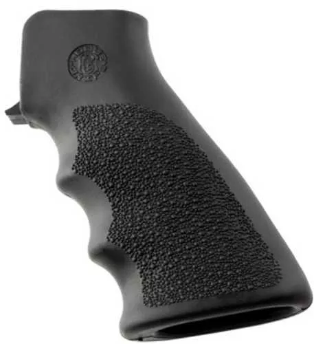 Hogue Grips Overmolded AR-15/M16 Rubber Finger Grooves Black 15000