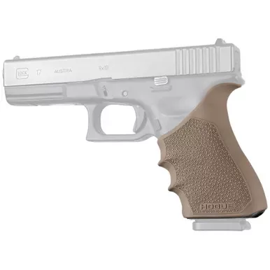 Hogue HandALL Beavertail Grip Sleeve | Fits Glock 17 | 17MOS | 17L | 22 | 35 | 35MOS | 34 | 34MOS | 31 | 37 | Flat Dark Earth | 17033