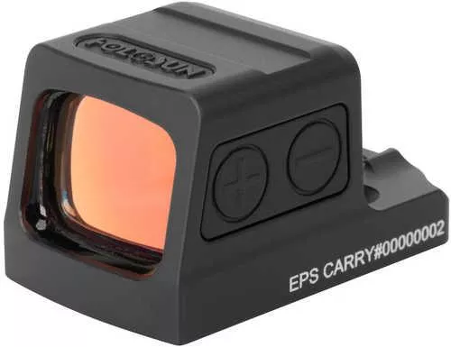 Holosun EPSCARRYRD6 EPS Carry Red 6 Black AFALSEdized 0.58 X 0.77 6 MOA Red Dot Reticle